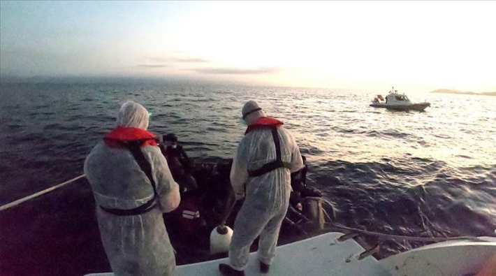 Balıkesir’de 36 göçmen kurtarıldı 