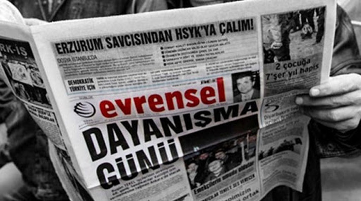 Basın tarihine geçecek rekor ceza: Evrensel'e 45 gün ilan kesme cezası verildi