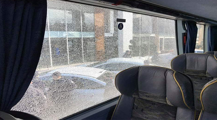 Amedspor takım otobüsüne Konya'da ırkçı saldırı