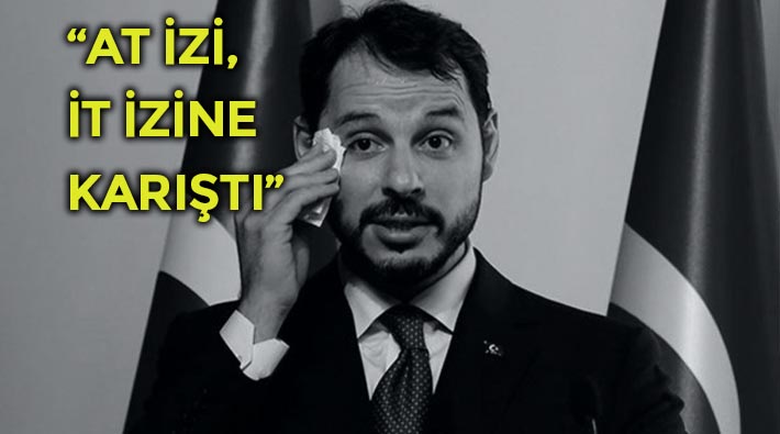 Ekonomik yıkımın sorumlularından Damat Berat Albayrak istifa ettiğini duyurdu