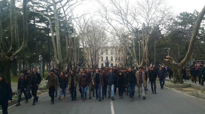 İstanbul Üniversitesi'nde faşist saldırı püskürtüldü