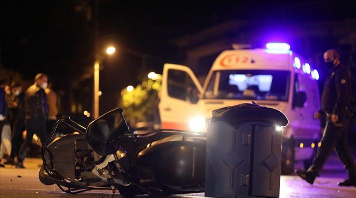 Bir moto kurye daha trafik kazasında hayatını kaybetti