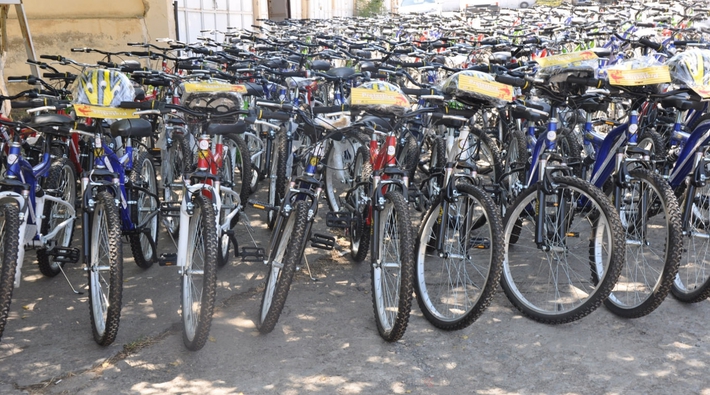 Kayyum, 3 bin 282 bisikleti yandaş kurumlara dağıttı