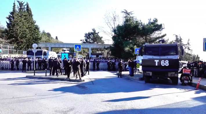 Boğaziçi Üniversitesi'nde yoğun abluka