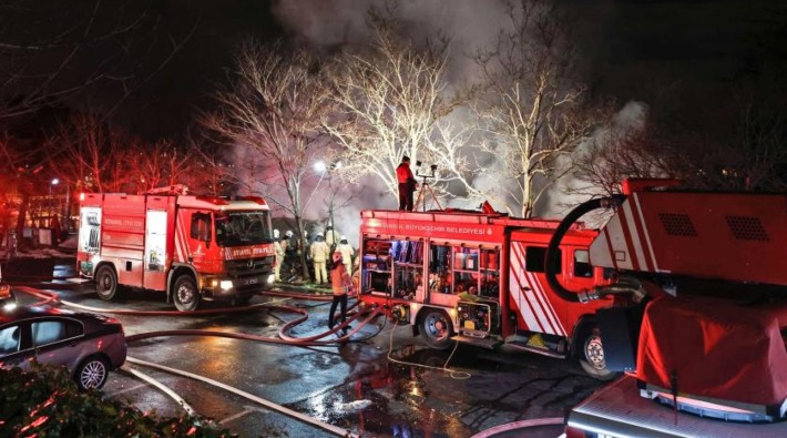 Boğaziçi Üniversitesi'ndeki kafeteryada yangın