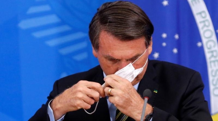 Brezilya’nın aşırı sağcı Başkanı Bolsonaro: Halkımızın vücutlarında koronavirüsün yayılmasını engelleyecek antikorlar var