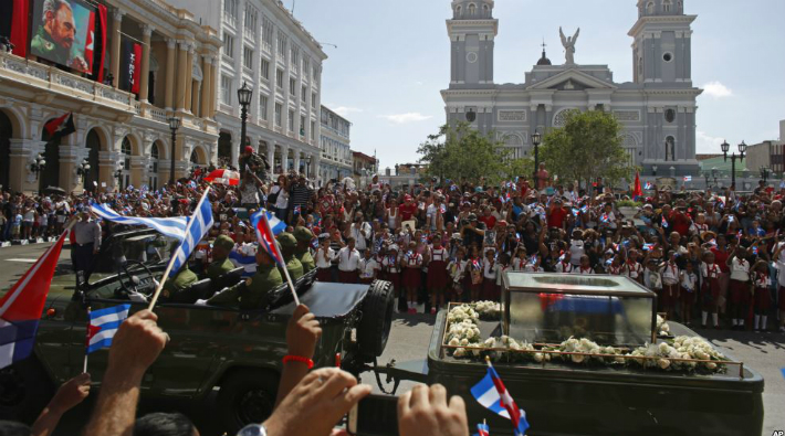 Fidel Castro’nun cenaze töreni düzenleniyor