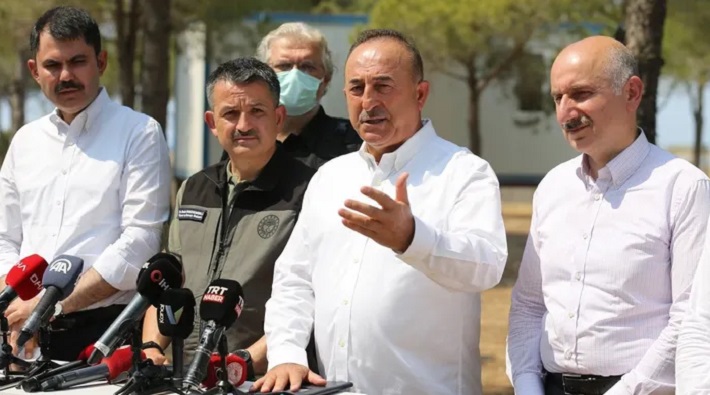 Çavuşoğlu, yangınlar için yardım hesabı açılacağını duyurdu: 'Milletimiz cömerttir'