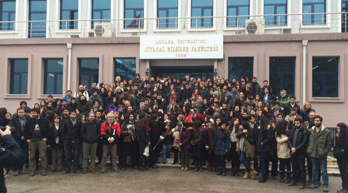FKF Ankara Üniversitesinden hocaların ihracına tepki: Kahrolsun istibdat yaşasın hürriyet!