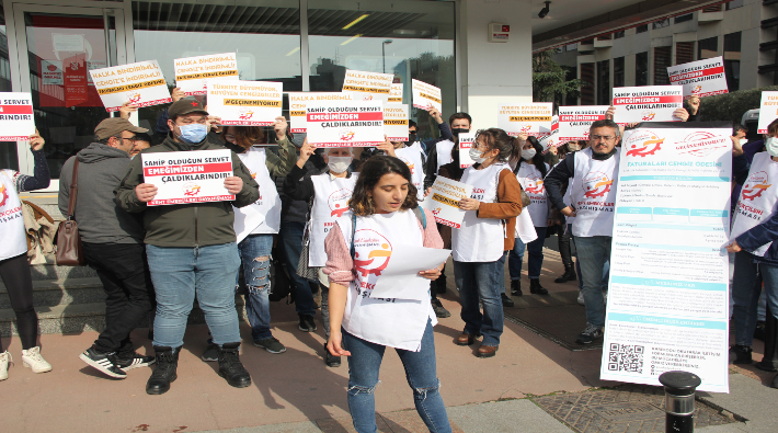 Kent Emekçileri Dayanışması’ndan eylem: Faturaları Cengiz ödesin