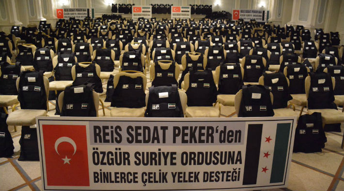 Çete dayanışması: Sedat Peker'den ÖSO'ya çelik yelek