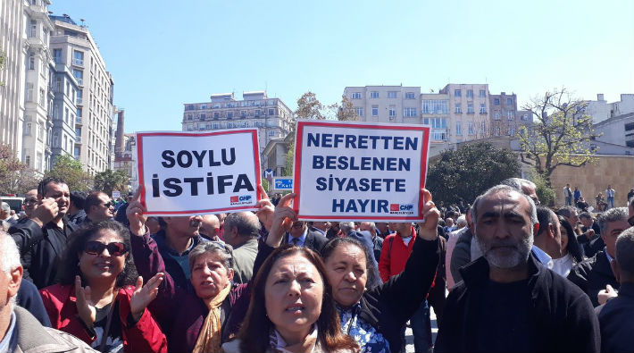 CHP'den Kılıçdaroğlu'nun saldırıya uğramasına karşı eylem: Soylu istifa!