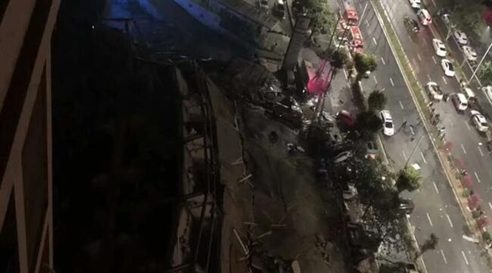 Çin'de koronavirüs karantina binası çöktü: 70 kişi enkaz altında