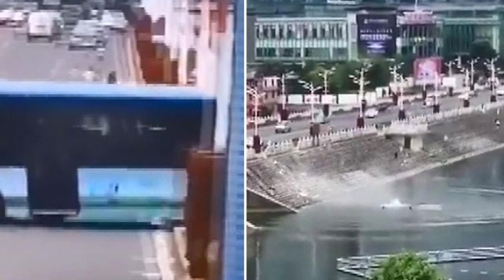 Çin'de öğrenci taşıyan otobüs su kanalına uçtu: 21 ölü, 15 yaralı