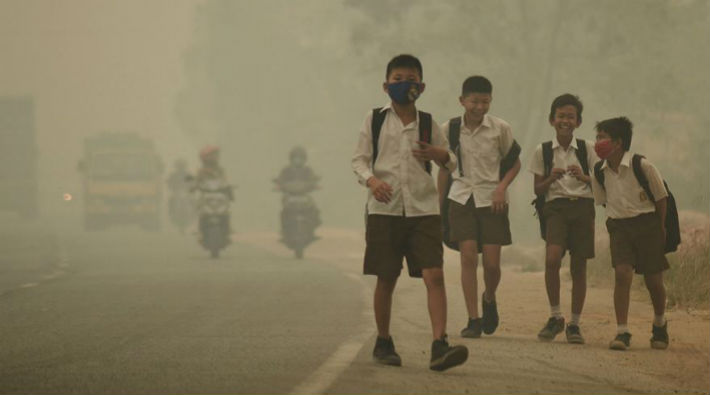 'Çocukların yüzde 90'ı kirli hava soluyor'