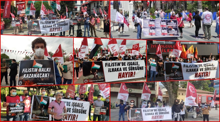Türkiye İşçi Partisi, yurdun dört bir yanında Filistin için sokağa çıktı