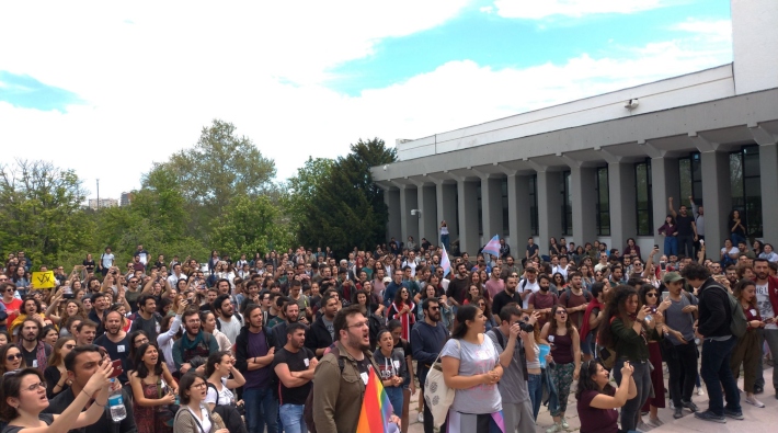 ODTÜ'lü öğrencilerden boykot: Polis, şiddet, nefret varsa ders yok