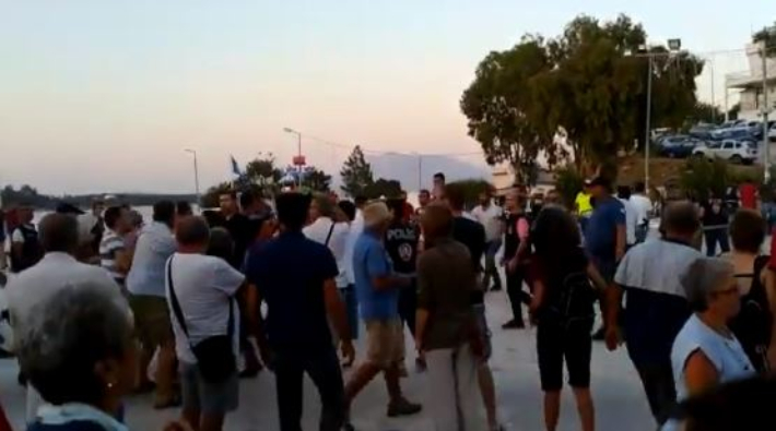 Datça'da polis kayyumu protesto eden halka saldırdı: 20 kişi gözaltına alındı
