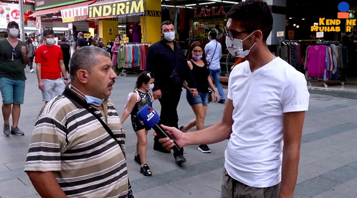 Sokak röportajında Erdoğan'ı eleştiren Demirbaş'a hapis cezası!