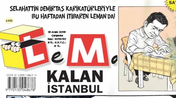 Selahattin Demirtaş, mizah dergisi Leman'da çizmeye başladı