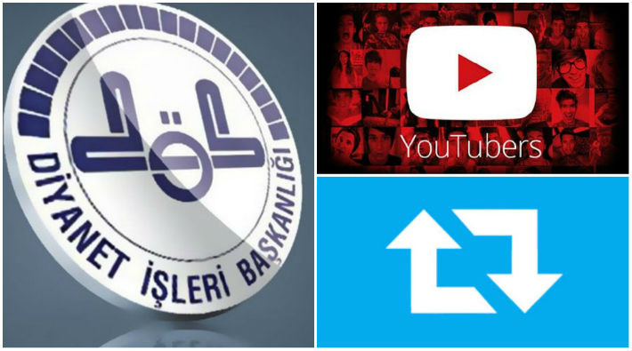 Diyanet: 'Retweet kul hakkı, ahirette YouTuberlar tespit edilecek'