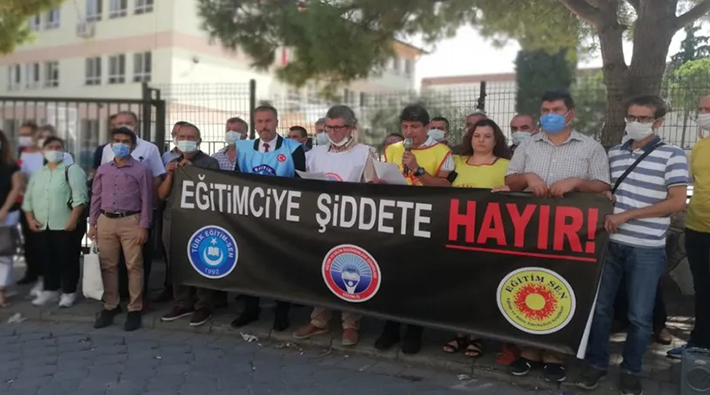 Denizli’de öğretmene şiddete sendikalardan tepki: ‘Sorumlusu AKP iktidarı’