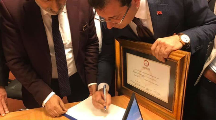 Ekrem İmamoğlu resmen İstanbul Büyükşehir Belediye Başkanı