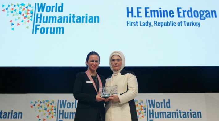 Emine Erdoğan’a ödül veren kurum Türk sermayeli şirket çıktı