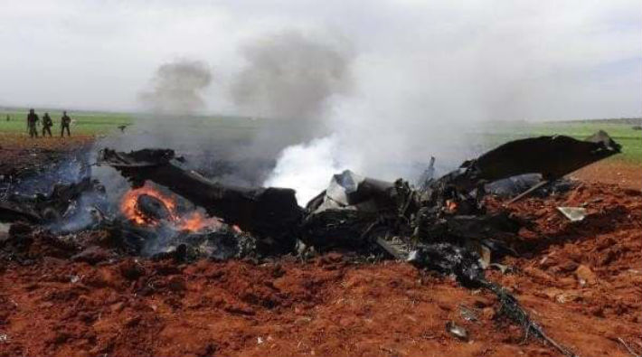 Suriye Ordusu'na ait bir helikopter Halep kırsalında düşürüldü 