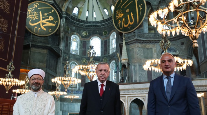 Erdoğan talimat verdi: Ayasofya 24 saat açık kalacak