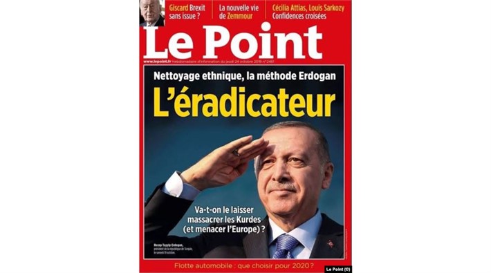 Erdoğan, kendisine 'yok edici' diyen Le Point dergisi hakkında suç duyurusunda bulundu