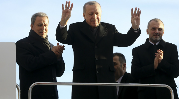 Çığ felaketi Erdoğan'ı durdurmadı: En yüksek oy aldığı yerde 'minnet' mitingi yaptı
