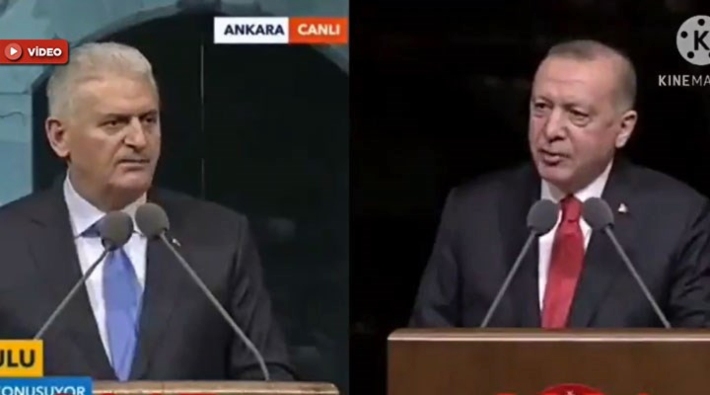 Erdoğan’ın konuşması, Binali Yıldırım’ın 4 yıl önce yaptığı konuşmanın aynısı çıktı