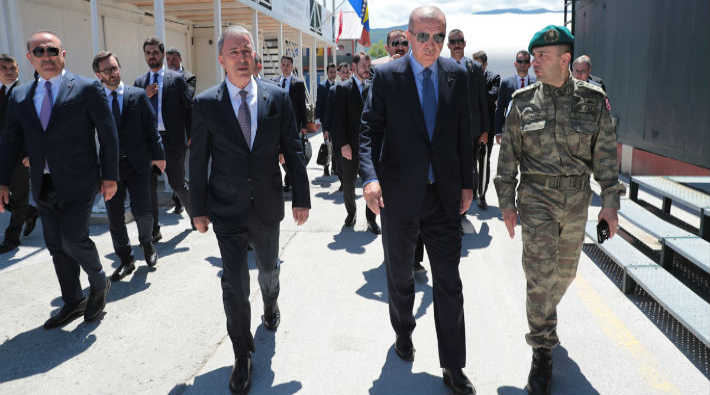 Erdoğan'ın korumaları ile Saraybosna polisi arasında arbede