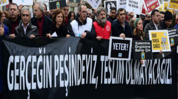 Erdoğan'ın tehditlerine gazetecilerden tepki