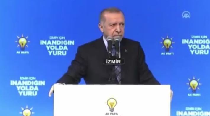 Erdoğan konuştu, salondakiler dondu kaldı 