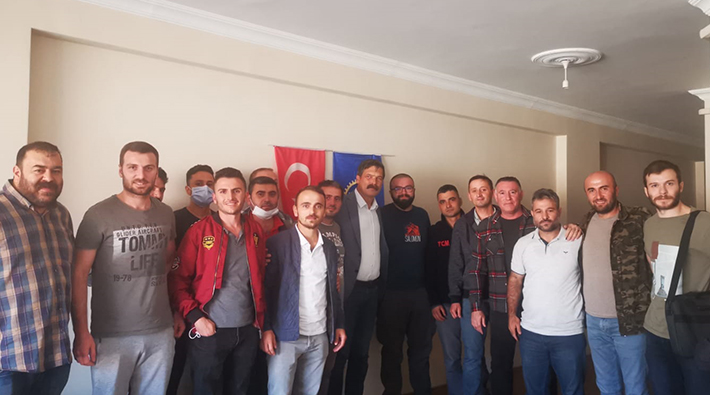 TİP Genel Başkanı Erkan Baş, ASD Laminat işçilerini ziyaret etti