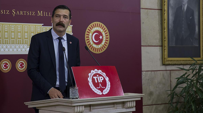 TİP Genel Başkanı Erkan Baş Meclis'te basın açıklaması düzenledi
