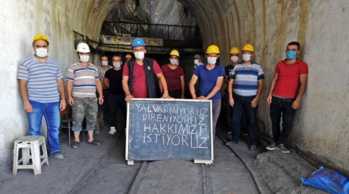 Ermenek'te aylardır maaşlarını alamayan maden işçileri Ankara'ya yürüyecek 