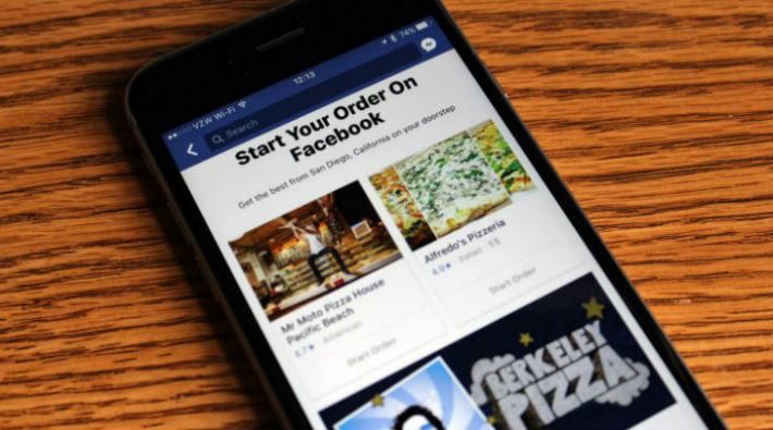 Facebook'tan artık yemek de sipariş edilebilecek