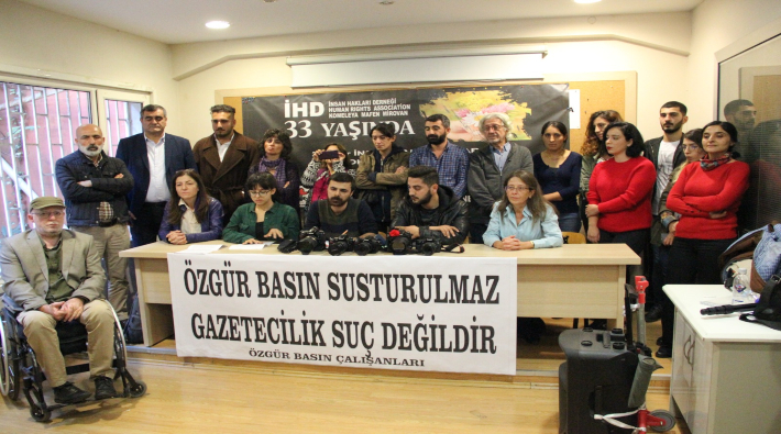 Gazeteci Emre Orman için basın toplantısı düzenlendi