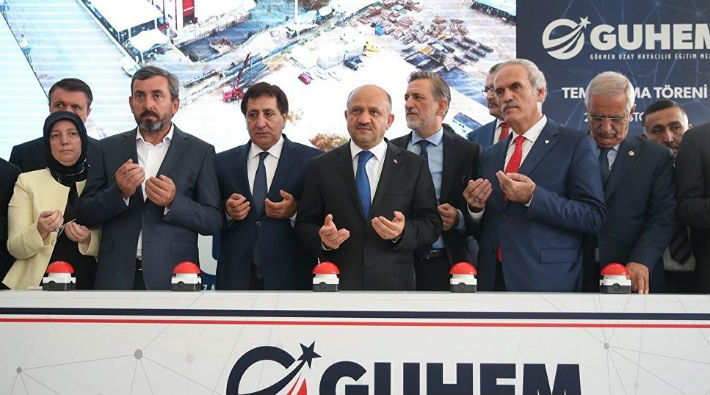 AKP şaşırtmıyor: Uzay havacılık ve eğitim merkezinin açılışını duayla yaptılar