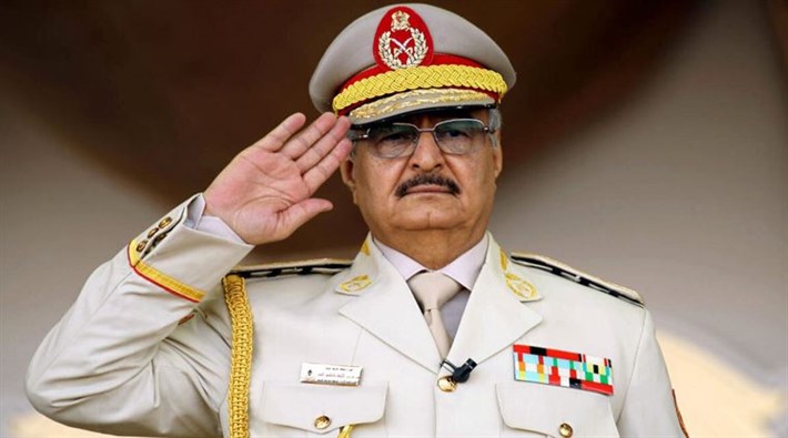 Hafter liderliğindeki Libya Ulusal Ordusu ülke yönetimine el koyduğunu duyurdu