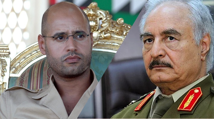 Seyfülislam Kaddafi ve Halife Hafter'in seçim adaylıklarının durdurulması çağrısı 