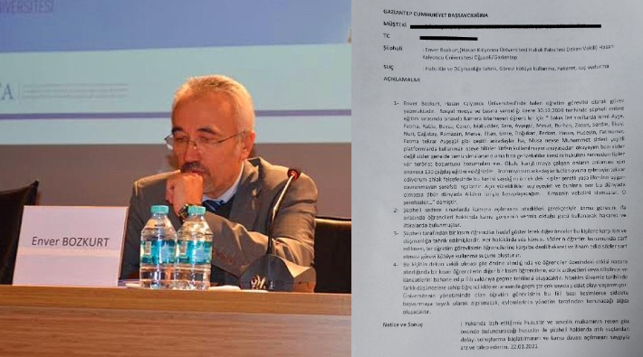 Öğrenci Sendikası, öğrencilerine hakaret eden Enver Bozkurt hakkında suç duyurusunda bulundu