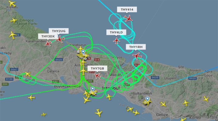 Uçaklar İstanbul Havalimanı'na inemiyor