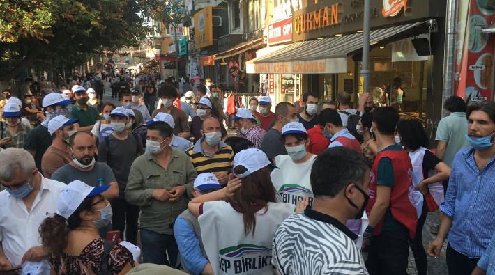HDP'nin 'Demokrasi Yürüyüşü' engelleme girişimlerine rağmen sürüyor