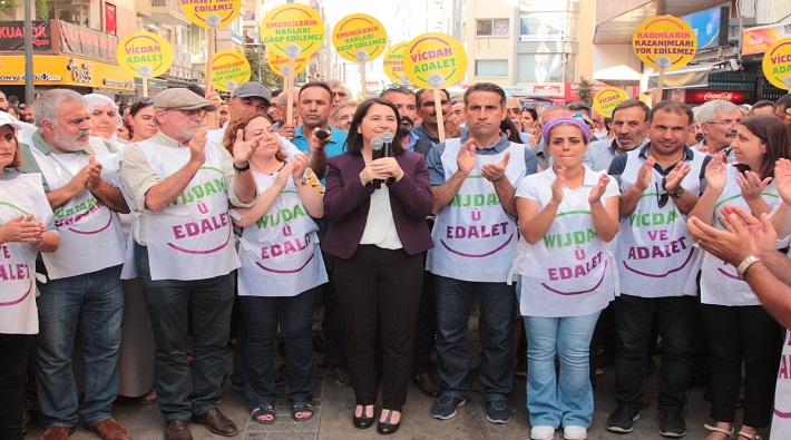 HDP'nin Vicdan ve Adalet Nöbeti sona erdi: Bu ülkeyi racon kesenler mi yönetecek?