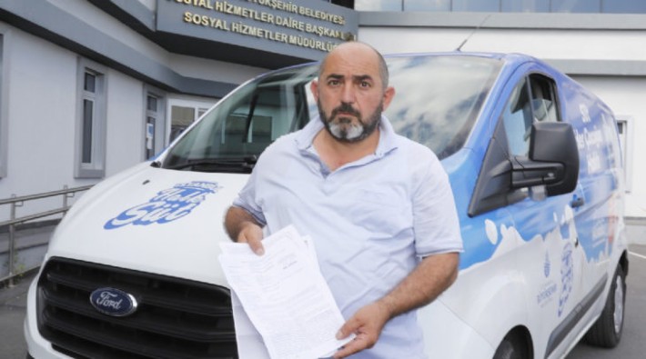 Gaziosmanpaşa'da süt dağıtan İBB işçilerine saldırı