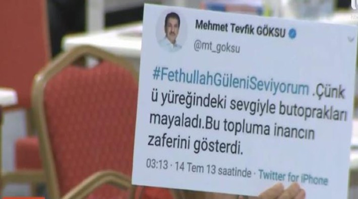 AKP'li Tevfik Göksu'nun Fethullah Gülen sevgisi İBB Meclisi'ne taşındı